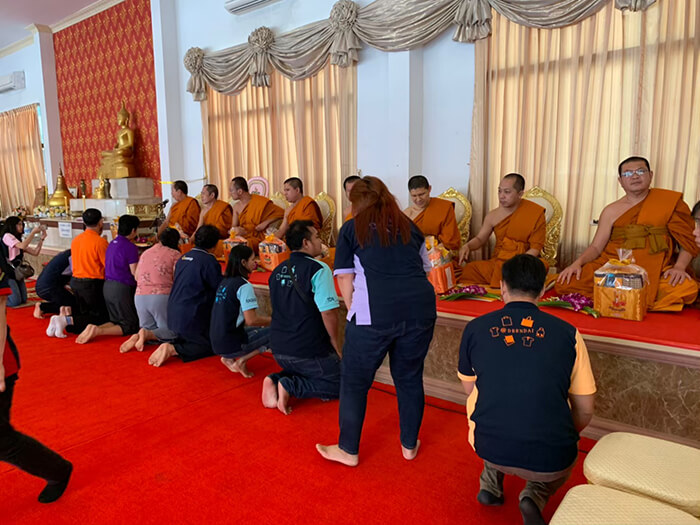 ทำบุญบริษัทประจำปี 2562 ภาพที่ 011