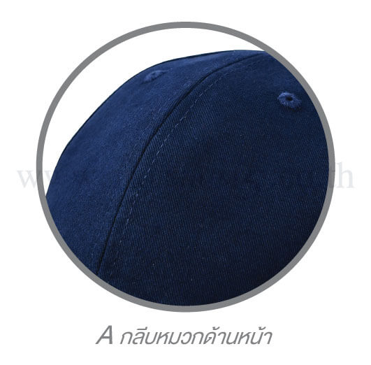 ส่วนประกอบหมวก กลีบหมวกด้านหน้า ส่วนประกอบหมวก กลีบหมวกด้านหน้า