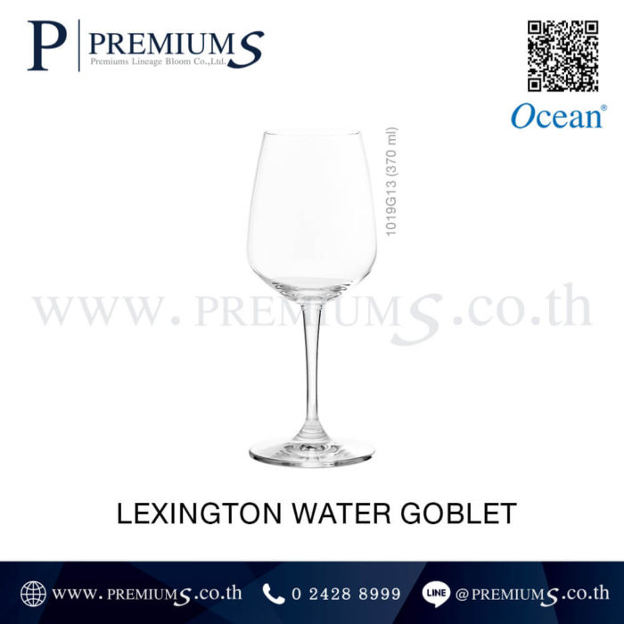 แก้วก้าน โอเชียน รุ่น LEXINGTON WATER GOBLET แก้วไวน์สกรีนชื่อ