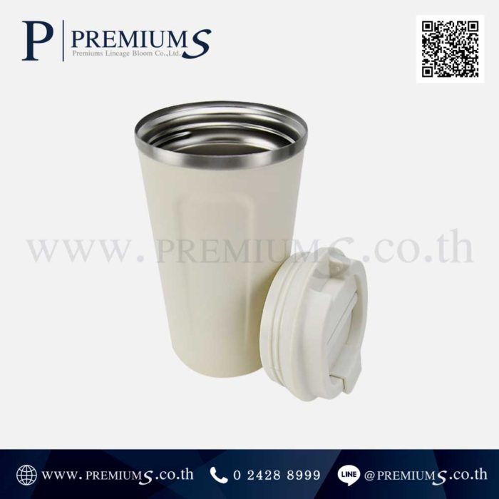 ฝาแก้วน้ำ รุ่น MUG-272 สีขาว เปิดฝา