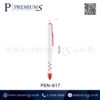 ขนาดปากกาพลาสติก รุ่น PEN-617
