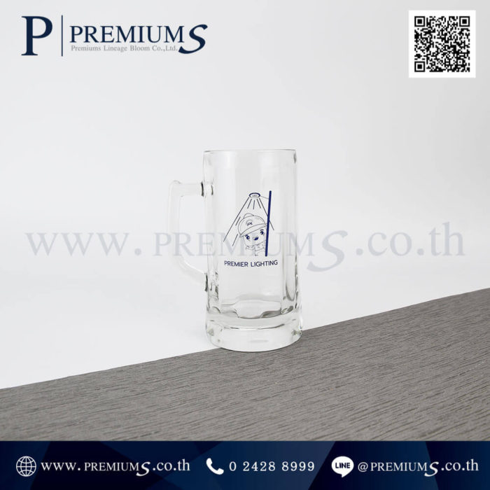 ชุดเซ็ทแก้วใส โลโก้ PREMIER LIGHTING