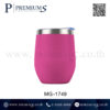แก้วน้ำสแตนเลสสีชมพูกุหลาบ รุ่น MG-1749