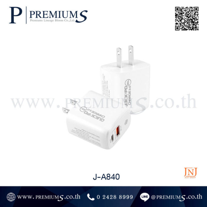 อะแดปเตอร์อาซากิ JNJ หัวชาร์จ รุ่น J-A840