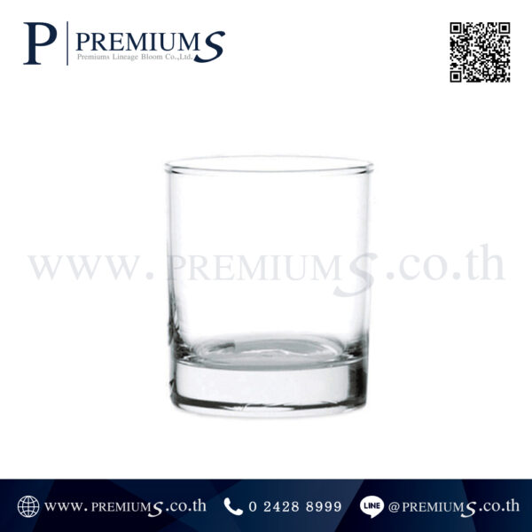 แก้วน้ำใสเล็กสกรีนโลโก้ 290 ml. รุ่น B00411