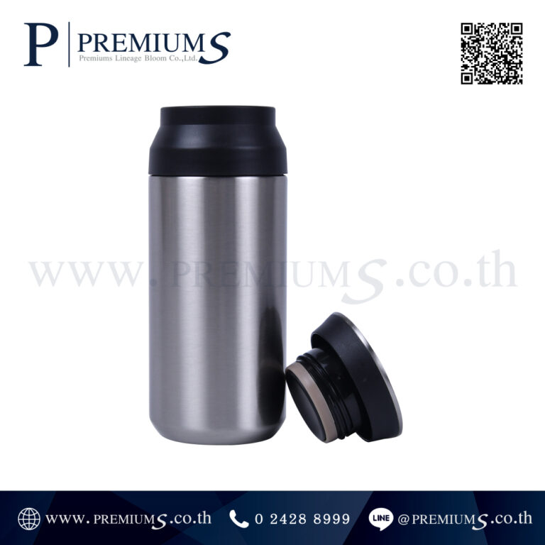 กระบอกน้ำสแตนเลสพร้อมฝา รุ่น BOT-256