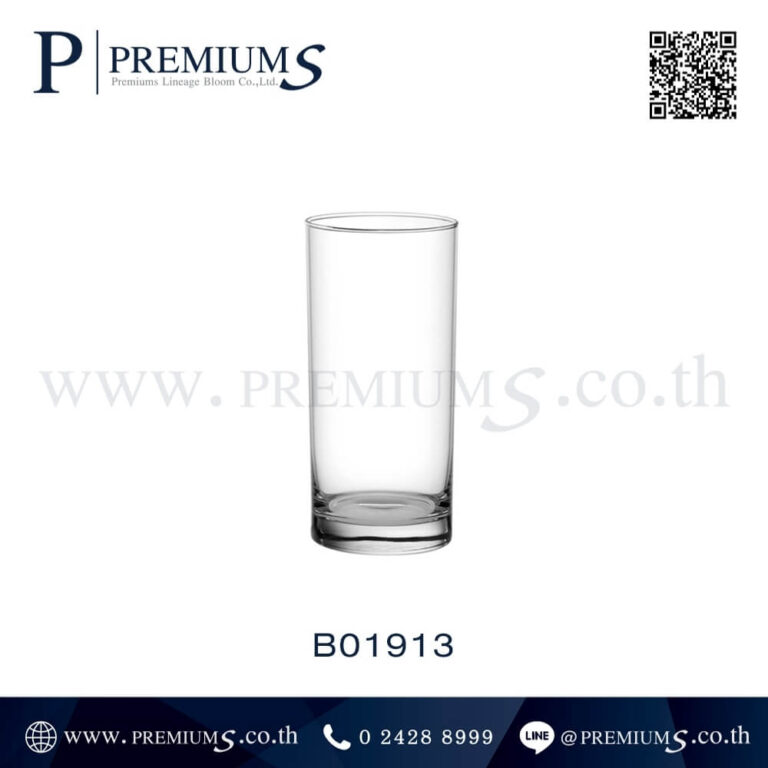 แก้วใสทรงสูง รุ่น B01913