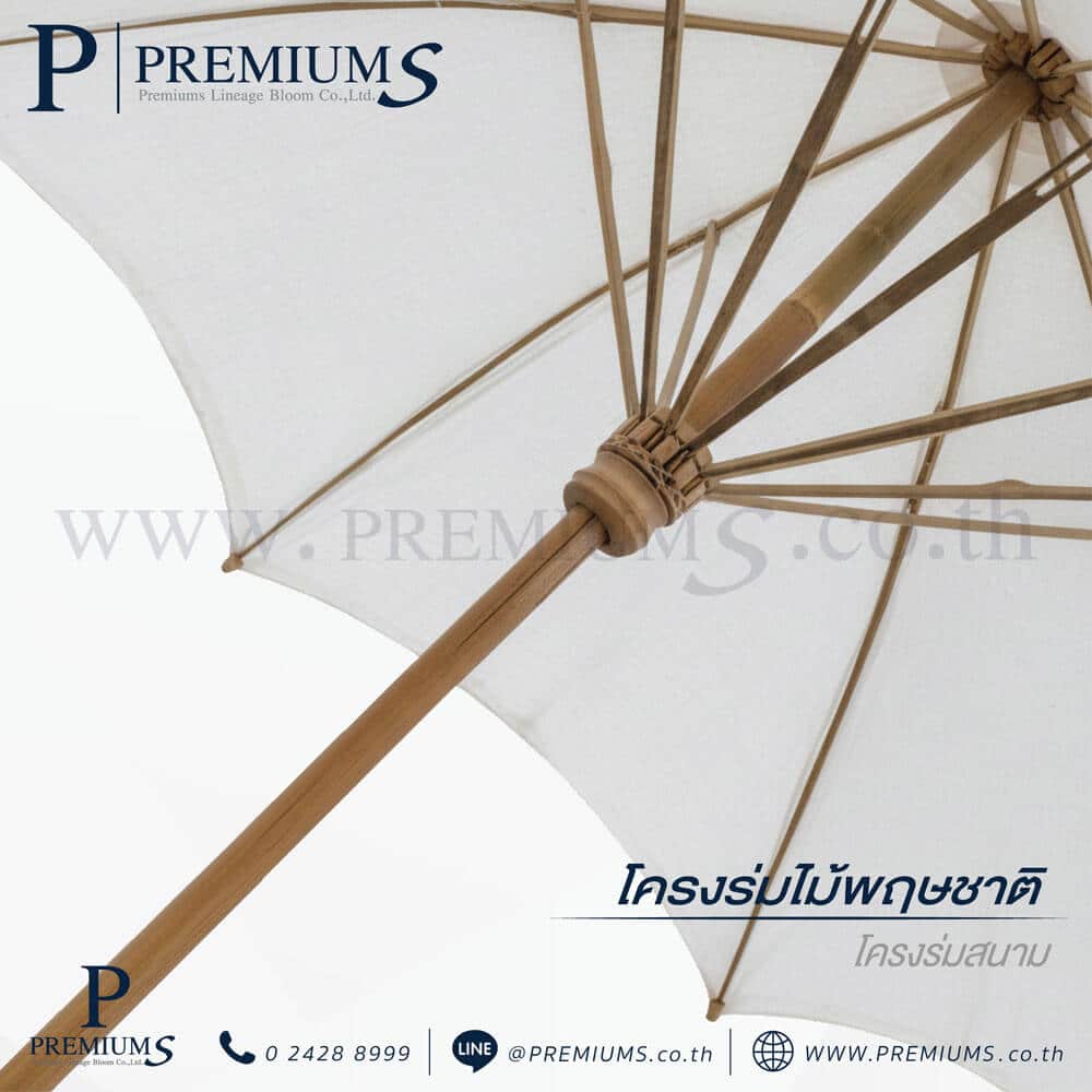ร่มสนามโครงร่มไม้พฤกษชาติ