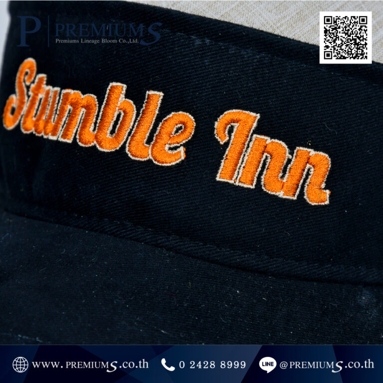 หมวกกอล์ฟ โลโก้ Stumble-Inn ออกบูธ