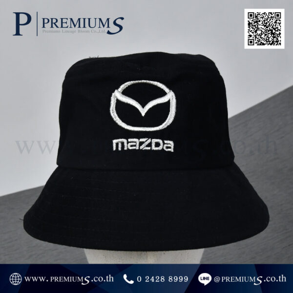 หมวกปีกรอบ โลโก้ Mazda
