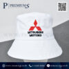 หมวกปีกรอบ โลโก้ Mitsubishi Motors