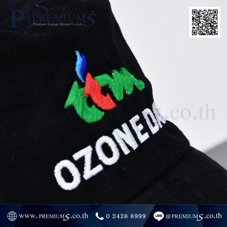 หมวกปีกรอบ ttm OZONE DAY ออกบูธ