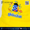 หมวกปีกรอบ โลโก้ globaart ออกบูธ
