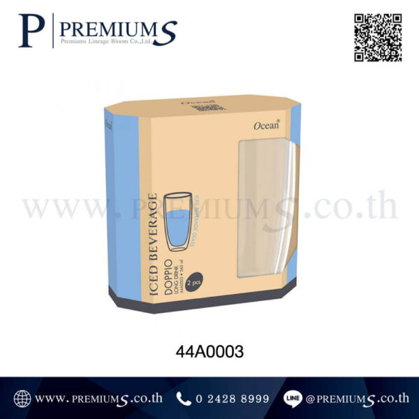 กล่องแก้วใสทรงสูง 560ml. รุ่น 44A0003