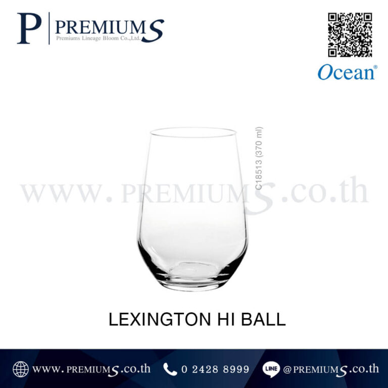 แก้วใสวิสกี้สกรีนโลโก้ รุ่น LEXINGTON HI BALL