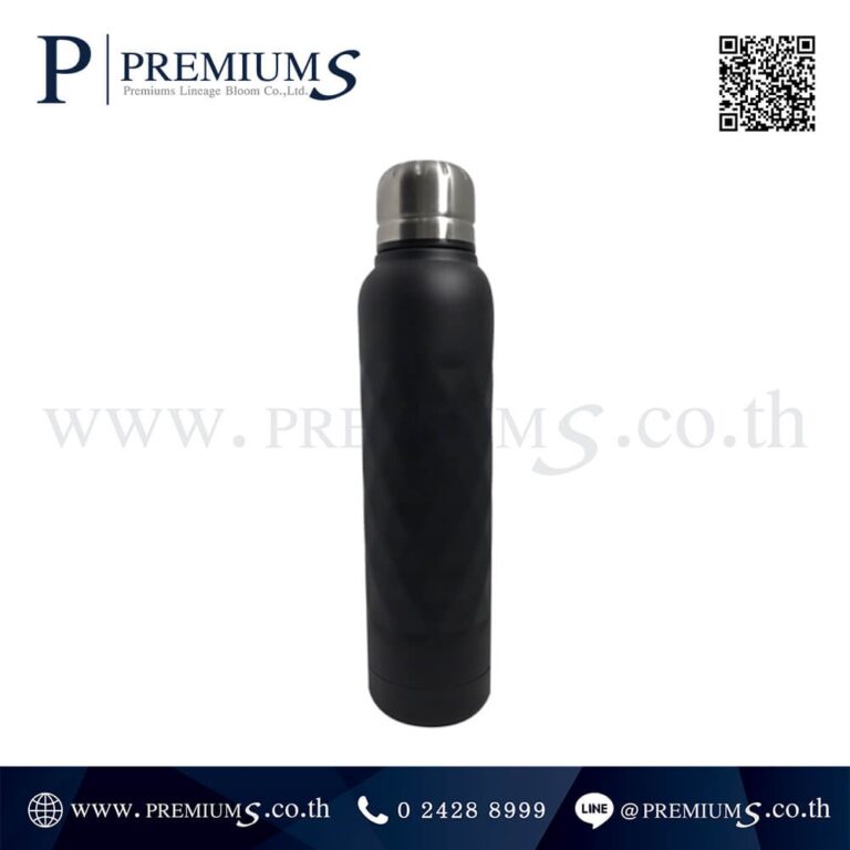 กระบอกน้ำสแตนเลสสีดำ รุ่น Y350