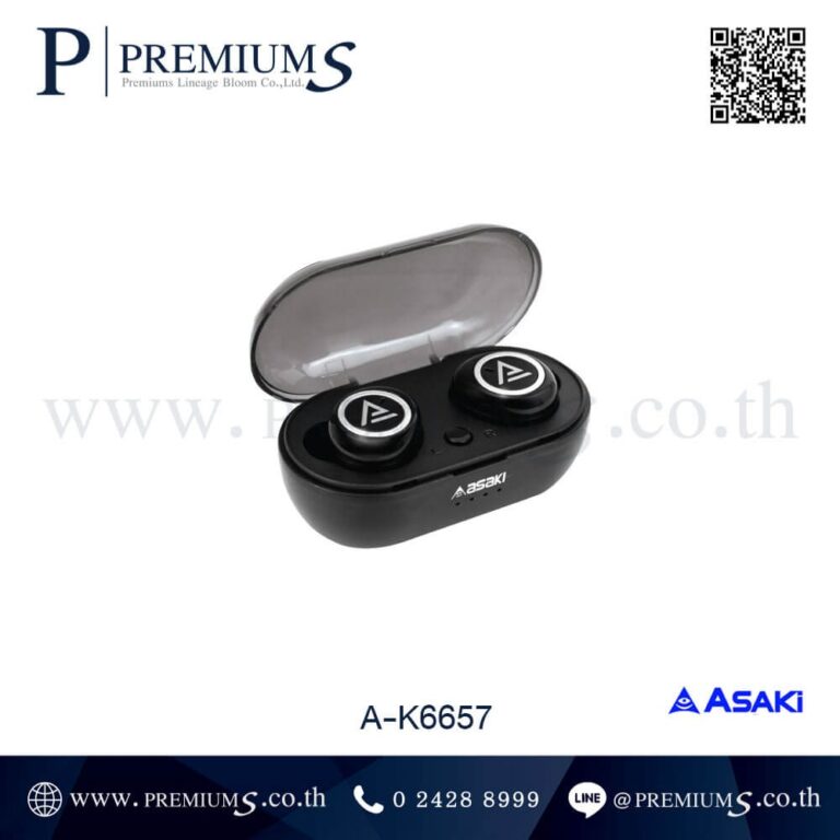 ด้านข้างหูฟังบลูทูธ รุ่น A-K6657