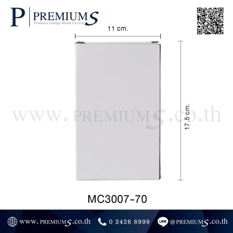 ขนาดกล่องแก้วน้ำสแตนเลส รุ่น MC3007-70