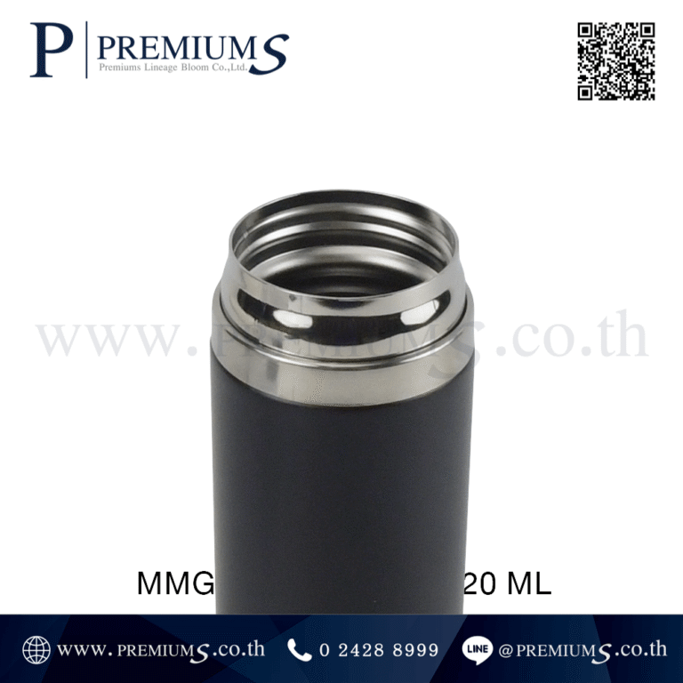 ส่วนหัวกระบอกน้ำสแตนเลสสีดำ รุ่น MMG-4002 220ml / 320ml