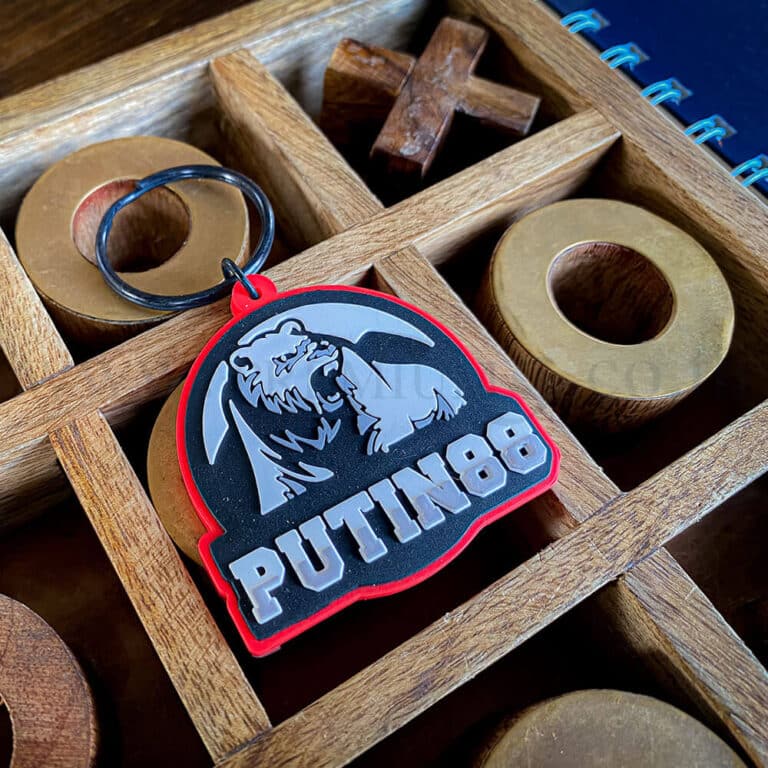 รีวิวพวงกุญแจยางหยอดโลโก้PUTIN88