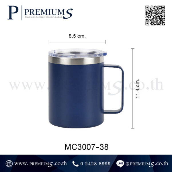 ขนาดแก้วสแตนเลสมีหูหิ้ว MC3007-38