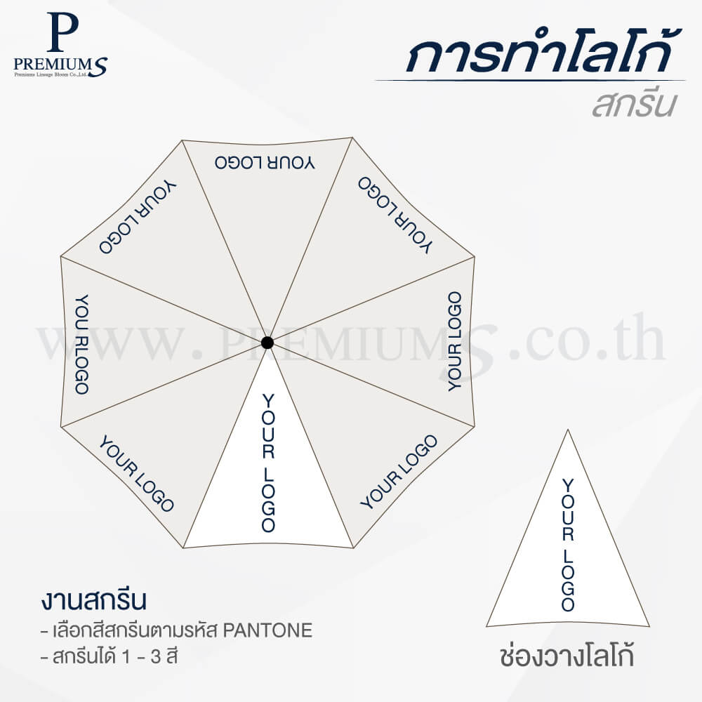 ร่มตอนเดียวสกรีน