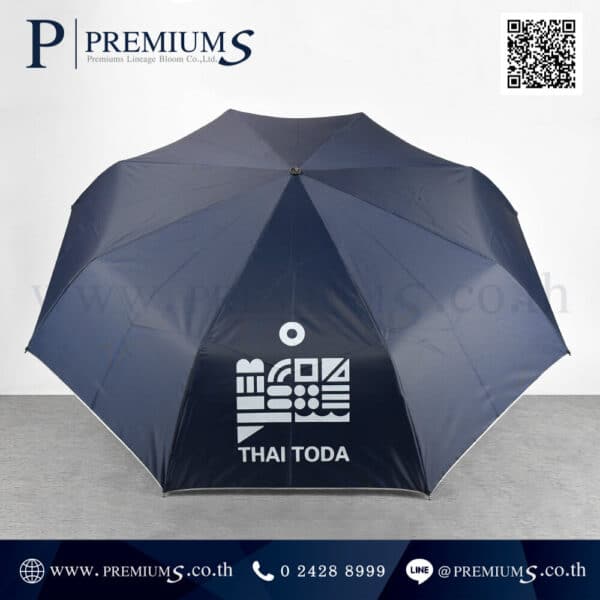 ร่มพับสกรีนโลโก้ THAI TODA