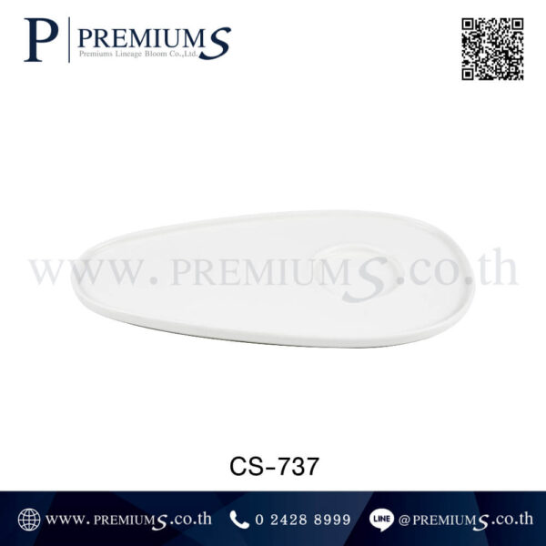 จานเซรามิค แบบยาว