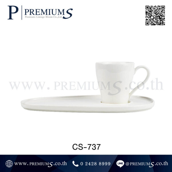 ชุดถ้วยกาแฟบาริสต้าพร้อมจาน