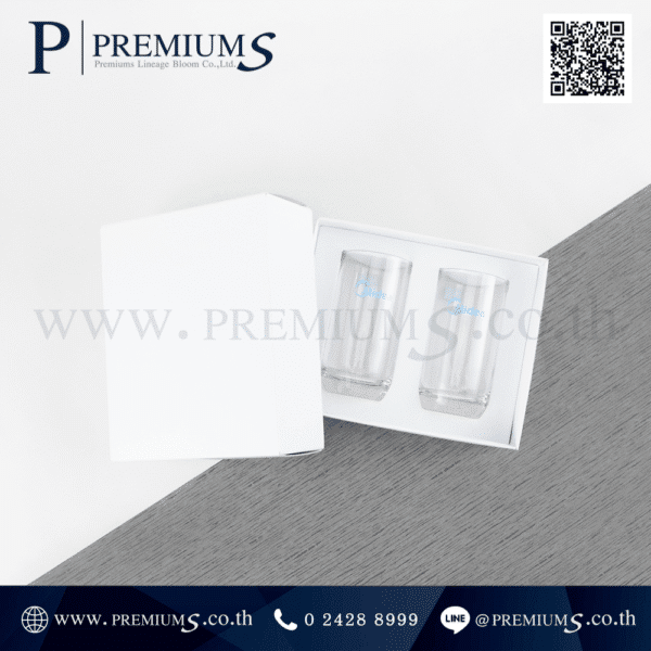 กล่องกิ๊ฟเซ็ตสกรีน แก้วใส