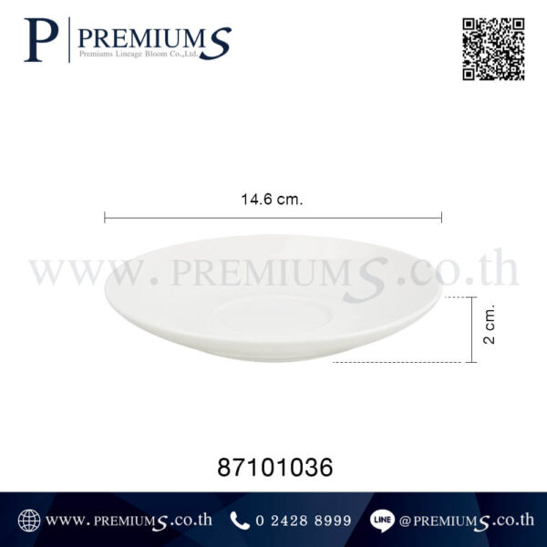 ขนาดจานรองแก้ว