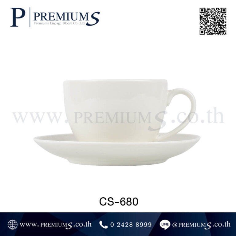 ชุดแก้วเซรามิคกลมของแจก