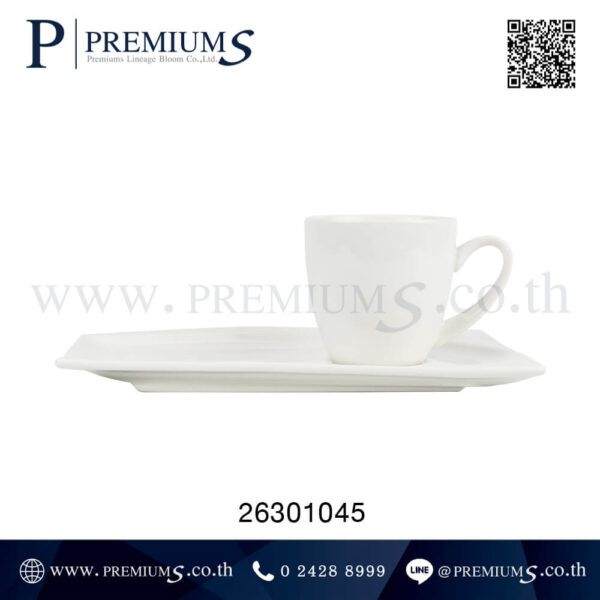 ชุดแก้วกาแฟเซรามิคถาดยาว