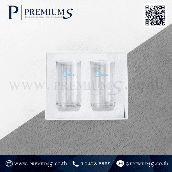 ชุดแก้วใสสกรีน