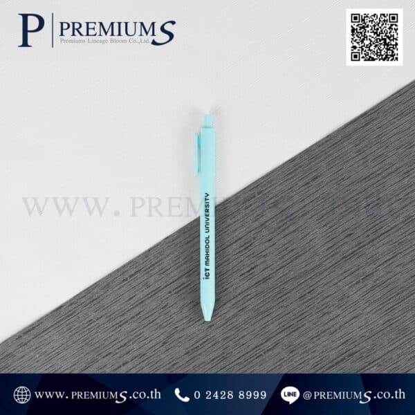 ปากกาพลาสติกเพิ่มชื่อ