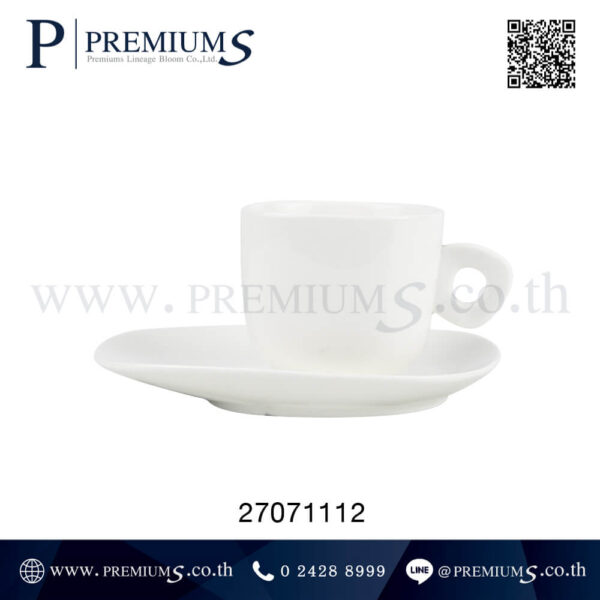 แก้วกาแฟมีจานรองทำของพรีเมี่ยม