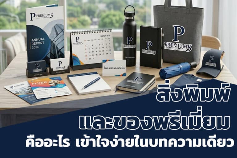 สิ่งพิมพ์และของพรีเมี่ยม