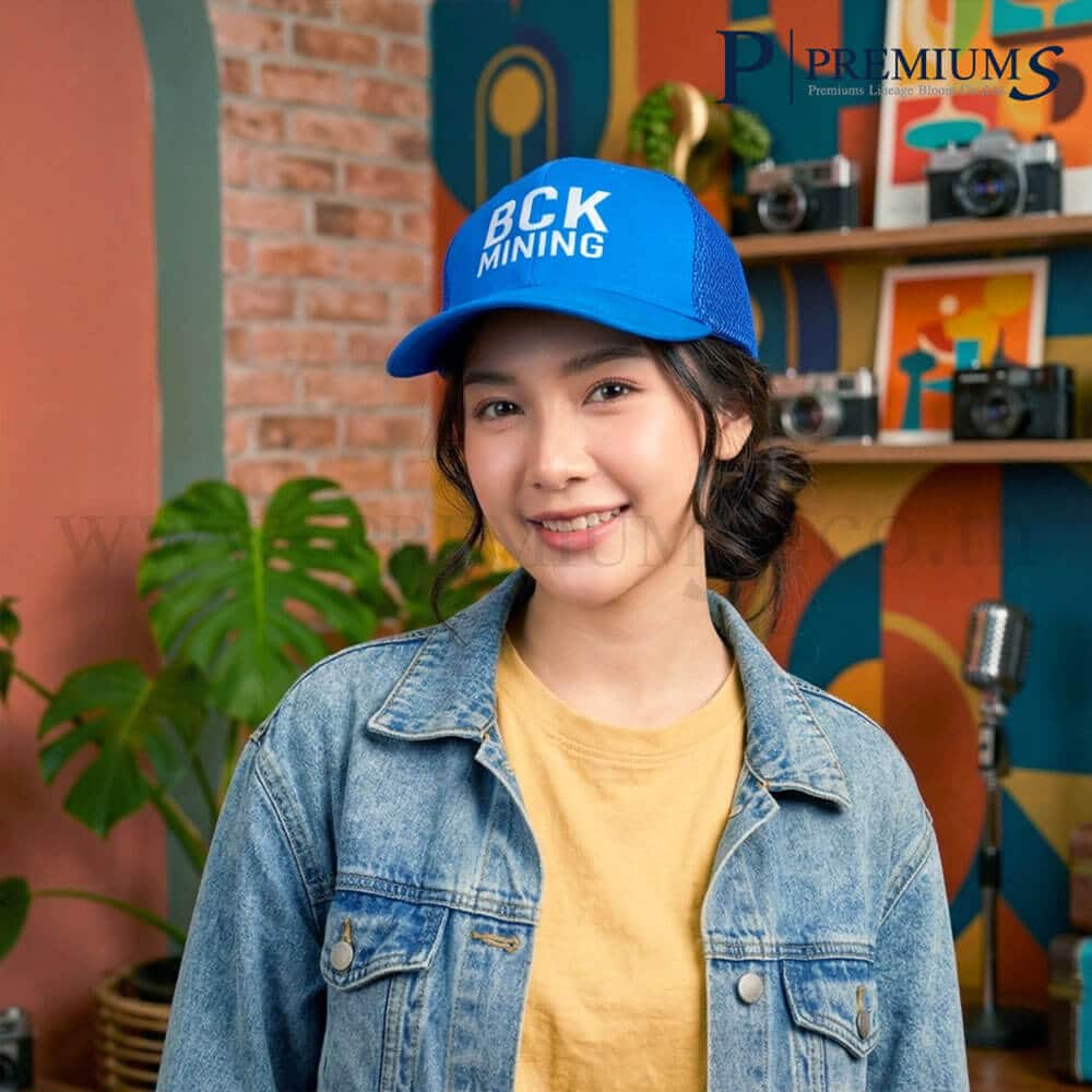 หมวกผ้าตะข่ายแซนวิส