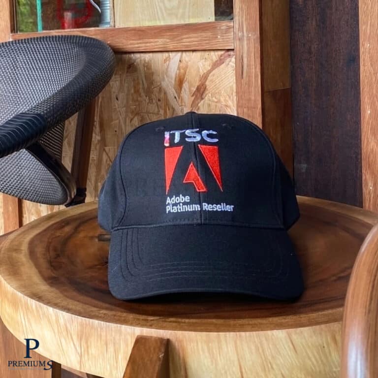 หมวกแก๊ปผ้าพรีสปักแบรนด์