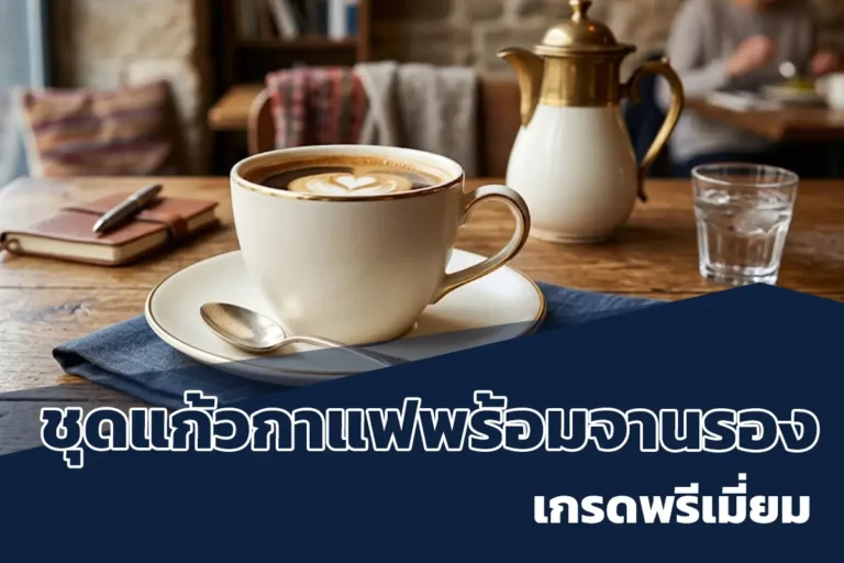 ชุดแก้วกาแฟพรีเมี่ยม