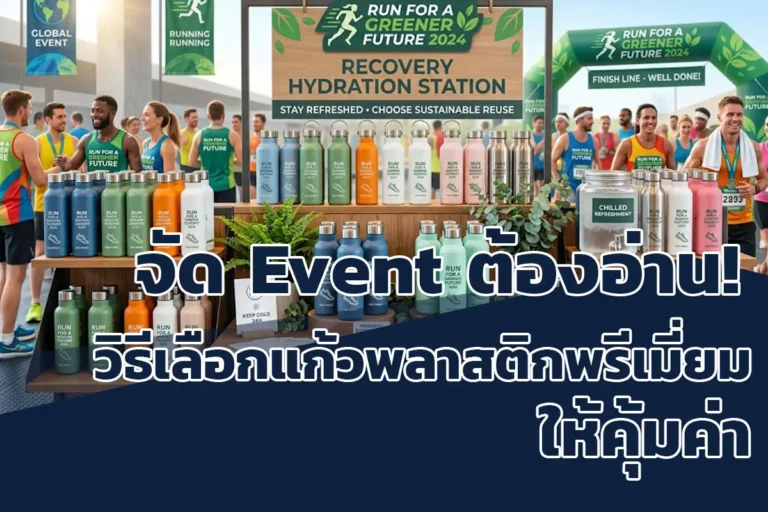วิธีเลือกแก้วพลาสติกพรีเมี่ยม