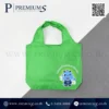 กระเป๋าผ้าพับได้สีเขียว